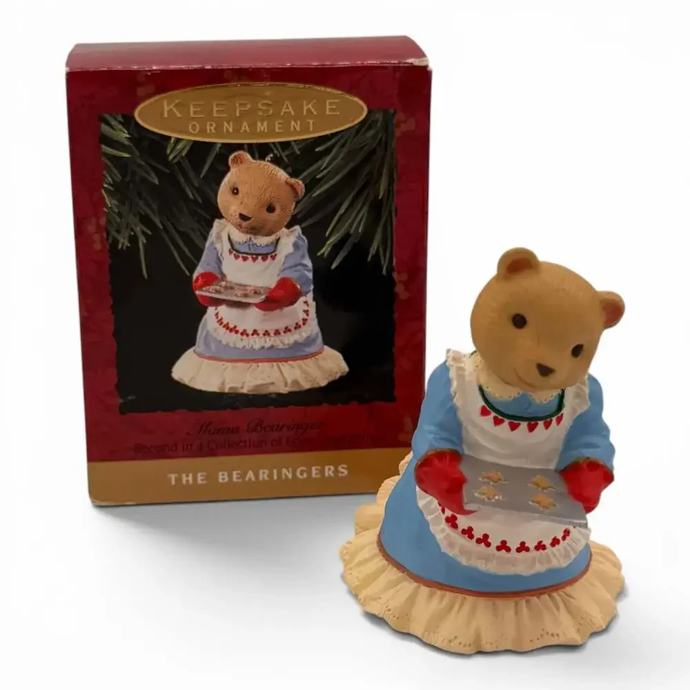 Hallmark Bearingers Mama Bearinger Christmas Ornament 1993